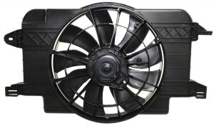 Radiator Fan Shroud Assembly for 1991-2002 Saturn S-Series Vehicles, Replacement (Compatible models: SC, SL, SW)