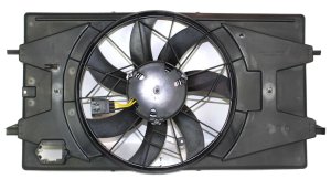Radiator Fan Assembly for Saturn ION 2003-2007, 2.2L/2.4L Engine, Compatible with Coupe/Sedan Models, Replacement