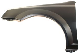 Front Fender for Suzuki Forenza 2004-2008, Left (Driver), Primed (Ready to Paint), USA Built Vehicle, without Signal Light Hole, Replacement