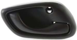 Front Interior Door Handle Right (Passenger), Textured Black for Suzuki Esteem 1995-2002 and XL-7 2002-2006, Replacement