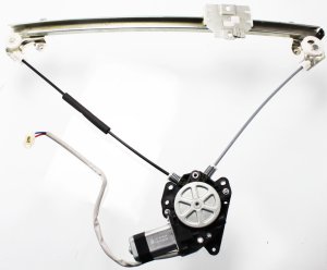 Power Front Window Regulator with Motor for Suzuki Sidekick 1989-1998, 2-Door, Left (Driver), Replacement