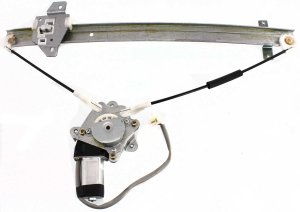 Power Front Window Regulator for Suzuki Sidekick 1991-1998, Right (Passenger), with Motor, 4-Door, Replacement