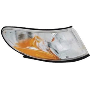 Front Right (Passenger) Signal Light Assembly Replacement for 1999 - 2003 Saab 9-3 Convertible, Signal/Marker Combo,  4676466, Lens Cover