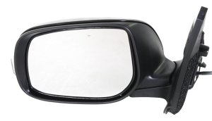 Power Mirror for XD 2008-2014, Left (Driver), Manual Folding, Non-Heated, Paintable, with LED Signal Light, Replacement