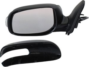 Power Mirror for TC 2011-2016, Left (Driver) Side, Manual Folding, Non-Heated, Paintable with Signal Light, Code 202, Replacement