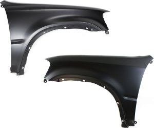 Front Fender Pair/Set for Honda CR-V 1997-2001 Right (Passenger) and Left (Driver), Primed (Ready to Paint) Replacement