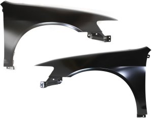 Front Fender Pair/Set for Honda Accord 1998-2002, Primed (Ready to Paint), Right (Passenger) and Left (Driver), Coupe, Replacement