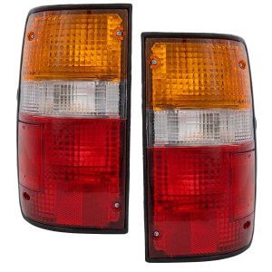 Tail Light Assembly Pair/Set for 1989-1992 Pickup, Right (Passenger) and Left (Driver) Included, Replacement