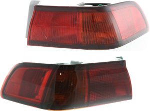 Tail Light Assembly Pair/Set for 1997-1999 Toyota Camry, Right (Passenger) and Left (Driver) Mounted on Body, suitable for Japan/USA Built Vehicle (NAL Brand) - Replacement