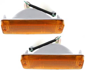 Signal Light Assembly Pair/Set for Toyota 4Runner 1984-1989, Right (Passenger) and Left (Driver) Included, Replacement
