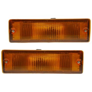 Signal Light Assembly Pair/Set for 1988-1997 Nissan Pickup, Includes Right (Passenger) and Left (Driver) Sides, Replacement