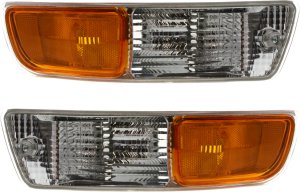 Corner Light Pair/Set for Toyota RAV4 1998- (Right Passenger and Left Driver), Lens and Housing, Pair/Set of 2 Replacement