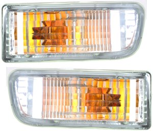 Signal Light Assembly Pair/Set of 2 for Toyota 4Runner 1999-2002, Includes Right (Passenger) and Left (Driver) Side, Replacement