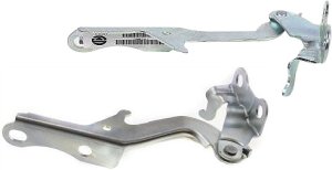 Hood Hinge Pair/Set for Toyota Corolla 1998-2002 & Vibe 2003-2008, Right (Passenger) and Left (Driver) Replacement