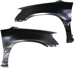 Front Fender Pair/Set for Lexus RX300 1999-2003, Right (Passenger) and Left (Driver), Primed (Ready to Paint) Replacement