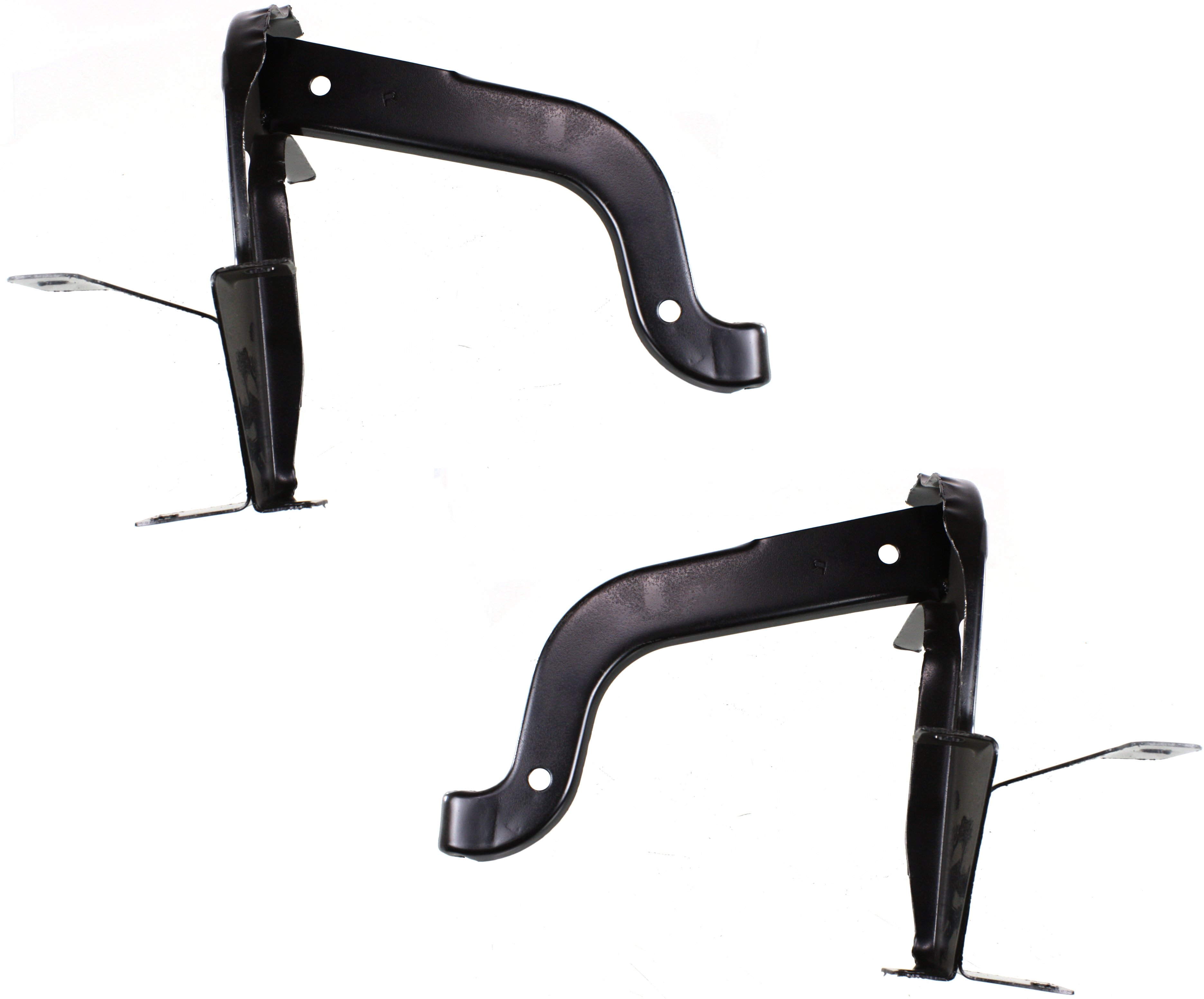 Front Bumper Bracket Pair/Set for Honda, Isuzu Pickup 1988-1995, Rodeo 1991-1997, Right (Passenger) and Left (Driver) Side, Pair/Set of 2 Replacement