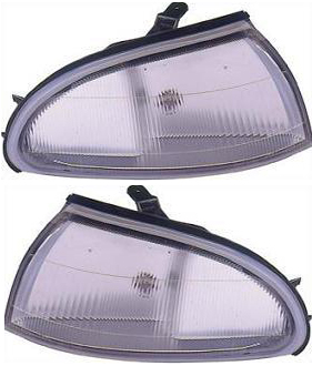Corner Light Assembly for 1993-1997 Prizm, Right (Passenger) and Left (Driver) Pair/Set of 2, Replacement