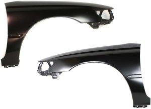 Front Fender Pair/Set for Toyota Solara 1999-2003, Right (Passenger) and Left (Driver), Primed (Ready to Paint) Replacement