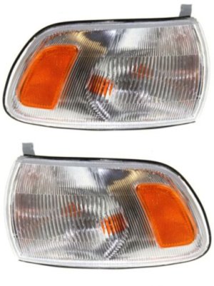 Corner Light Assembly for Toyota Previa 1991-1997, Right (Passenger) and Left (Driver) Pair/Set of 2, Replacement