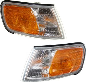 Corner Light Assembly for 1994-1997 Honda Accord, Right (Passenger) and Left (Driver), Pair/Set of 2, Replacement