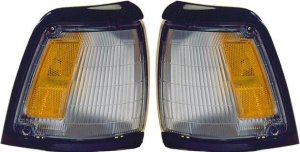 Corner Light Assembly for 1992-1995 Toyota Pickup, Right (Passenger) and Left (Driver) Side, Pair/Set of 2, Replacement