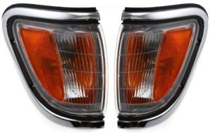 Corner Light for Toyota Tacoma 1995-1997, Right (Passenger) and Left (Driver), Pair/Set of 2, Assembly Replacement