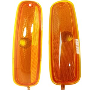 Front Side Marker Light Pair/Set for GMC Savana/Express 1996-2002, Right (Passenger) and Left (Driver) with Sealed Beam Headlights Replacement