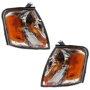 Corner Light Assembly for Toyota Avalon 1998-1999, Right (Passenger) and Left (Driver), Pair/Set of 2, Replacement