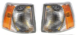 Set of 2 Lens and Housing Pair/Set for VOLVO 85 Series 1993-1997, Replacement