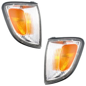 Corner Light Assembly for Toyota Tacoma 1997-2000, Right (Passenger) and Left (Driver) Pair/Set of 2, Rear Wheel Drive, Excludes Pre-Runner Model - Replacement
