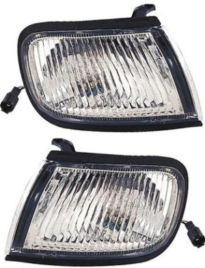 Corner Light Assembly for Nissan Maxima 1997-1999, Right (Passenger) and Left (Driver), Pair/Set of 2, Replacement