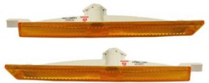 Front Side Marker Light Pair/Set for 2004-2005 Classic and 1997-2003 Chevrolet Malibu, Right (Passenger) and Left (Driver), Replacement
