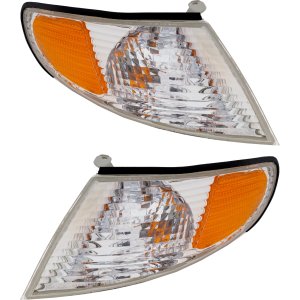 Corner Light Assembly for Toyota Solara 1999-2001, Right (Passenger) and Left (Driver) Pair/Set of 2, Replacement