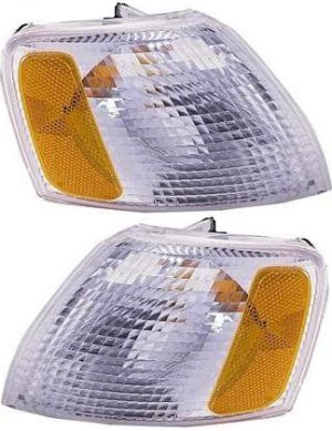 Corner Light Assembly for Volkswagen Passat 1998-2001, Right (Passenger) and Left (Driver) Sides, Pair/Set of 2, Replacement