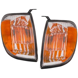 Front Turn Signal Light Pair/Set for Toyota Tundra 2000-2004, Right (Passenger) and Left (Driver) Replacement