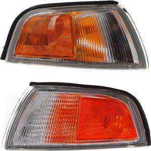 Corner Light Assembly for Mitsubishi Mirage 1997, Right (Passenger) and Left (Driver), Pair/Set of 2, Replacement