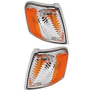 Corner Light Pair/Set for Ford Explorer Sport Trac 2001-2005, Right (Passenger) and Left (Driver) Included, Lens and Housing Replacement