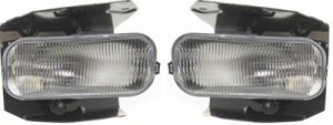 Front Fog Light Assembly for Ford F-250 1999-1999, Right (Passenger) and Left (Driver) Pair/Set Replacement