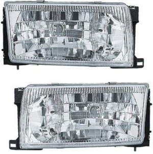 Headlight Assembly for Nissan Quest/Mercury Villager 1996-1998, Right (Passenger) and Left (Driver), Halogen, Replacement Pair/Set