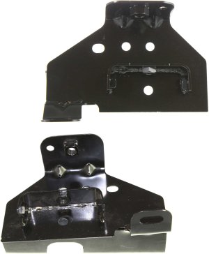 Front Bumper Bracket Pair/Set for 1999-2002 Silverado Pickup, 2002-2006 Cadillac Escalade, Right (Passenger) and Left (Driver) Impact Bar Bracket Replacement