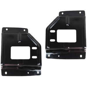 Front Bumper Bracket for Ford F-Series Super Duty 2000-2004, Right (Passenger) and Left (Driver), Plate Mounting Set, Replacement