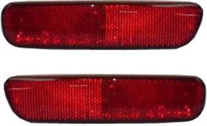 Rear Side Marker Light Assembly Pair/Set for Lexus RX300 1999-2003/IS300 2001-2005, Right (Passenger) and Left (Driver), On Bumper, Replacement