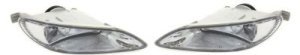 Front Fog Light Assembly Pair/Set for Toyota Solara (2002-2003), Camry (2002-2004), Corolla (2005-2008) Right (Passenger) and Left (Driver) Cpe/Conv/Sedan Replacement
