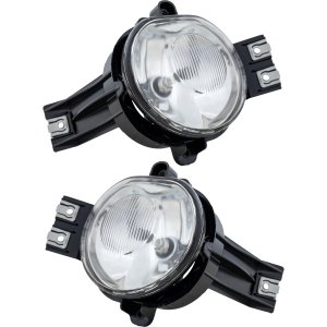 Front Fog Light Assembly for 2002-2009 Dodge Full Size Pickup, Right (Passenger) and Left (Driver), New Body Style, Replacement Pair/Set