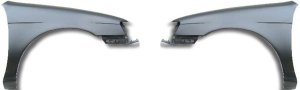 Front Fender Pair/Set for 1991-1994 Toyota Tercel, Right (Passenger) and Left (Driver), Primed (Ready to Paint) Replacement