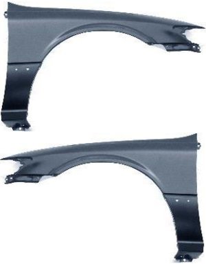 Front Fender Pair/Set for Toyota Camry 1997-2001, Right (Passenger) and Left (Driver), Primed (Ready to Paint) Replacement