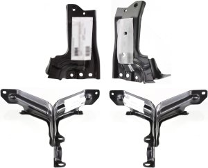 Rear Bumper Bracket Pair/Set for 1996-1998 Toyota 4Runner, Right (Passenger) and Left (Driver), Pair/Set of 4, Stay Support and Arm Mounting Bracket Replacement