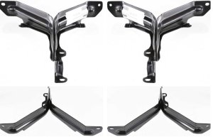 Rear Bumper Bracket Arm Mounting Pair/Set for Toyota 4Runner 1996-1998, Right (Passenger) and Left (Driver) Replacement
