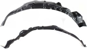 Front Fender Liner Pair/Set for Toyota Tacoma 1995-2000, Right (Passenger) and Left (Driver), Replacement