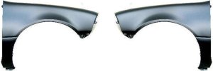 Front Fender Pair/Set for 1989-1994 Suzuki Metro, Sprint, Swift (Primed - Ready to Paint), Right (Passenger) and Left (Driver), Exc. GT/GTI Models - Replacement